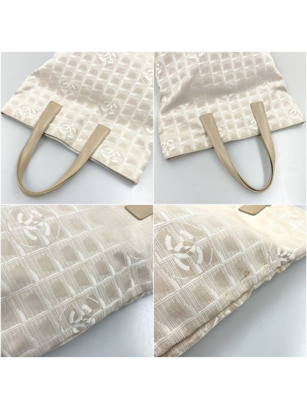 Chanel New Travel Line Tote Bag Beige - Picture 3 of 9